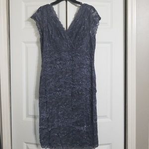 XL Women's Lace and Subtle Sparkle Dress